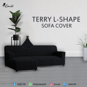 Terry L Sofa Cover – Black