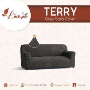 Terry Sofa Cover – GREY
