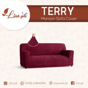 Terry Sofa Cover – MAROON
