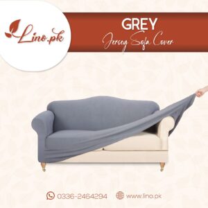 Jersey Sofa Cover- GREY