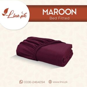 Jersey Fitted Sheet – Maroon