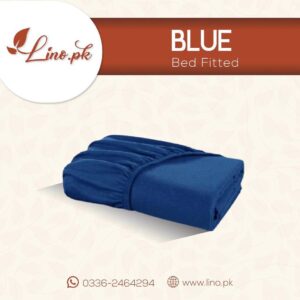 Jersey Fitted Sheet – Blue