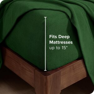 Terry Fitted Sheet – Green
