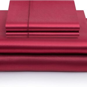 Premium Satin Sheet – Red