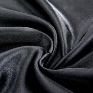 Satin Fitted Sheet – Black