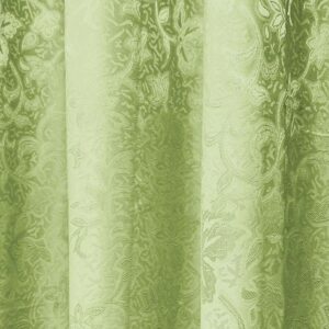 Jacquard Curtains – LIGHT GREEN