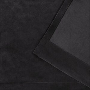 Premium Velvet Curtain – BLACK